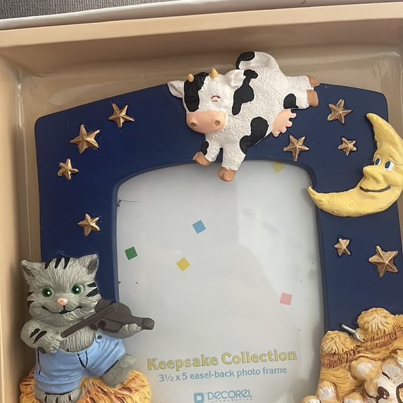 Nursery Rhyme Picture Frame 3 1/2 x 5 Hey Diddle Diddle Keepsake Collection - Picture 6 of 8